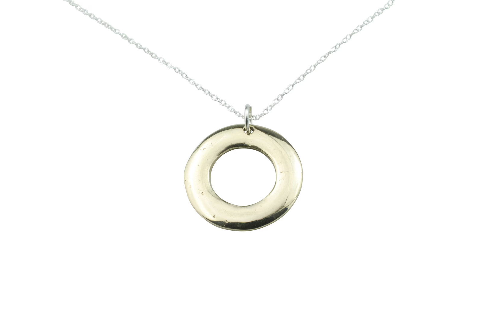 8th Anniversary Bronze Pendant Hoop Gift UK