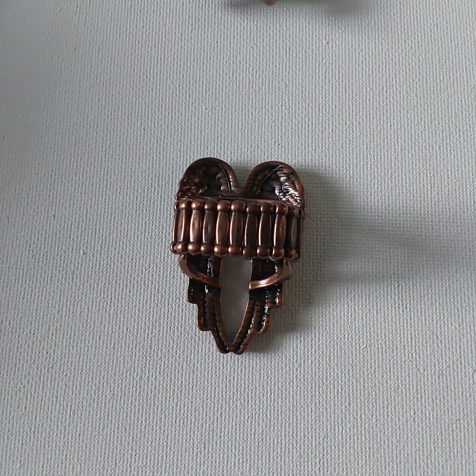 Paparazzi Western Warden Copper Star 2″ Earrings + Wings Ring Nickel Free #2