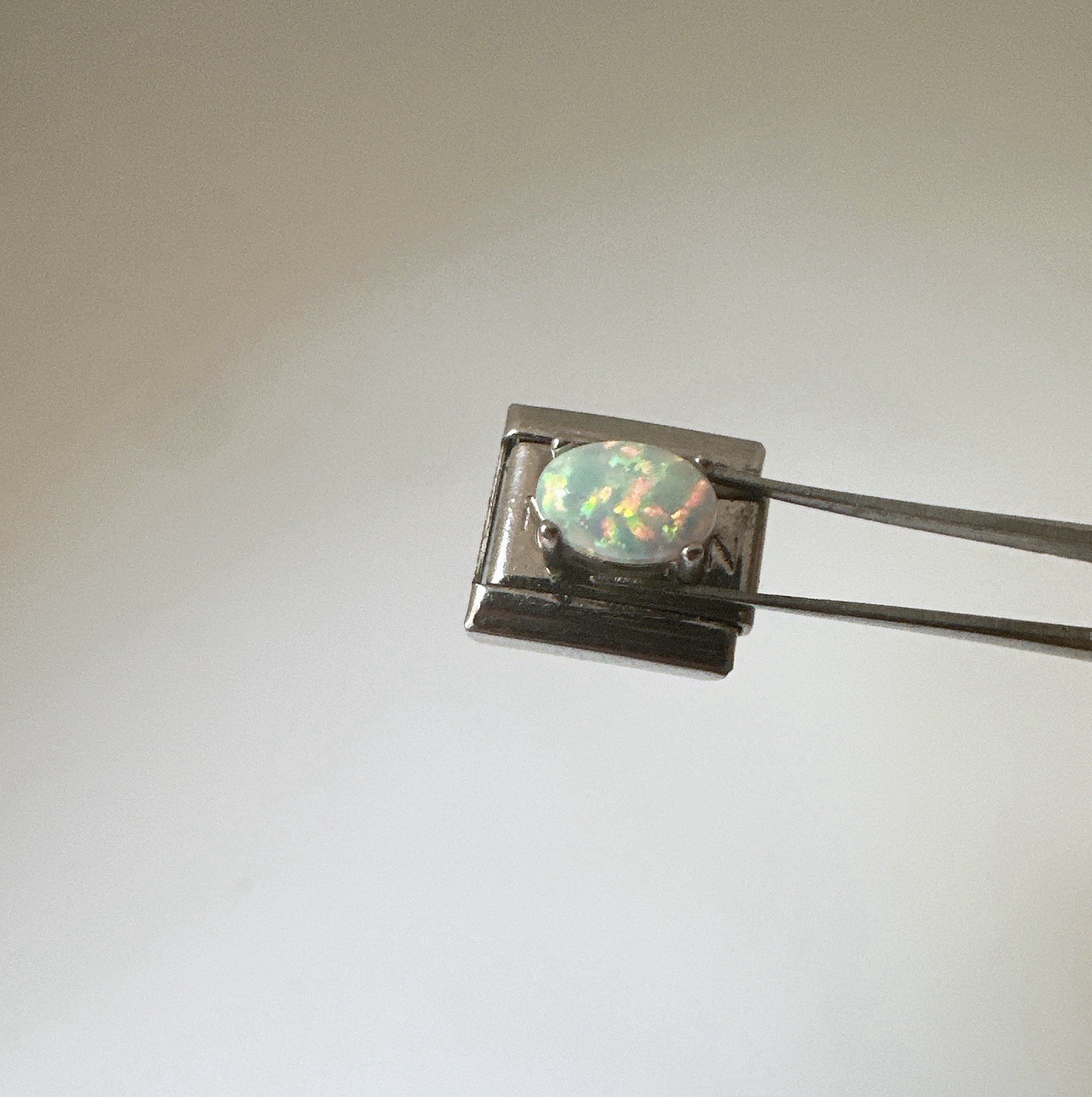 Nomination Bracelet Composable Link Charm Oval Opal Stone Custom-made