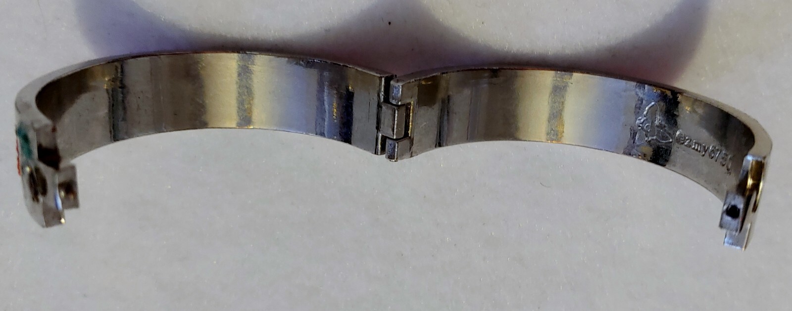 Hinged – Bangle Bracelet – Repair ( STAMPED zmy6750 ) as seen in pictures