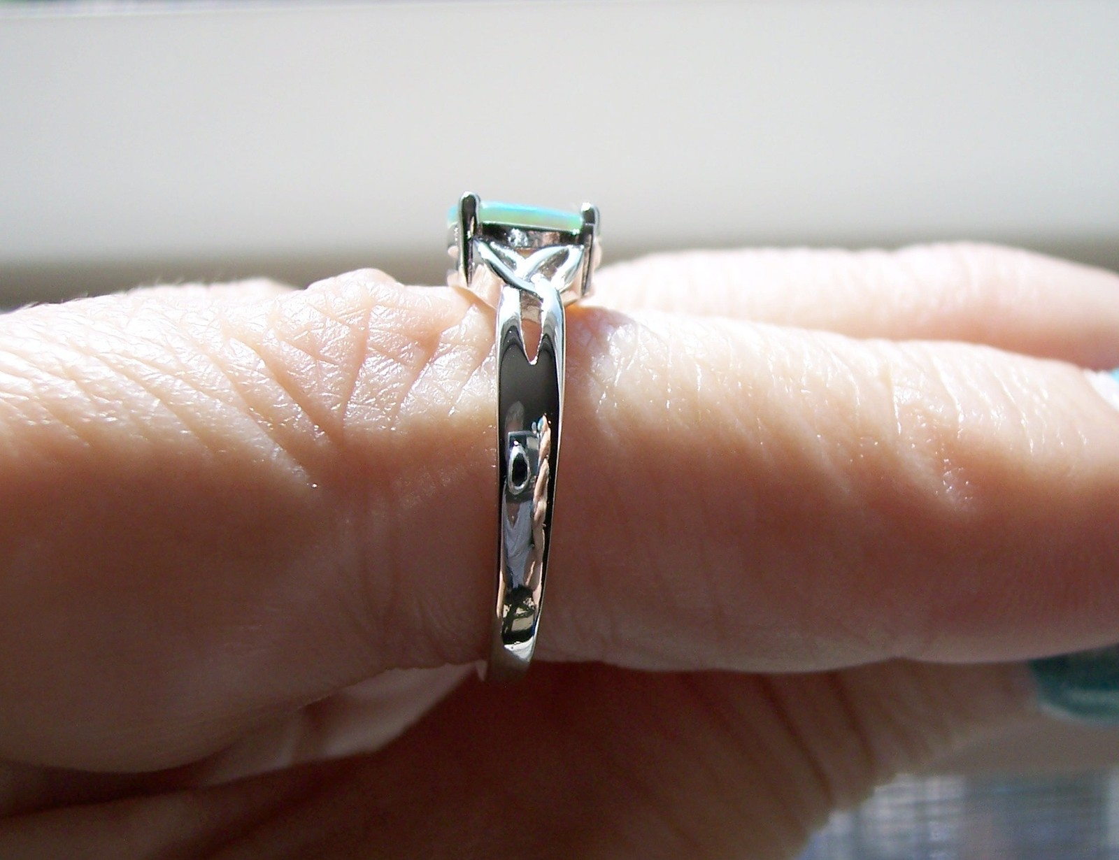 Oval Green Fire Opal Lab Created Ring 925 Sterling Silver Women’s Sizes 3-13