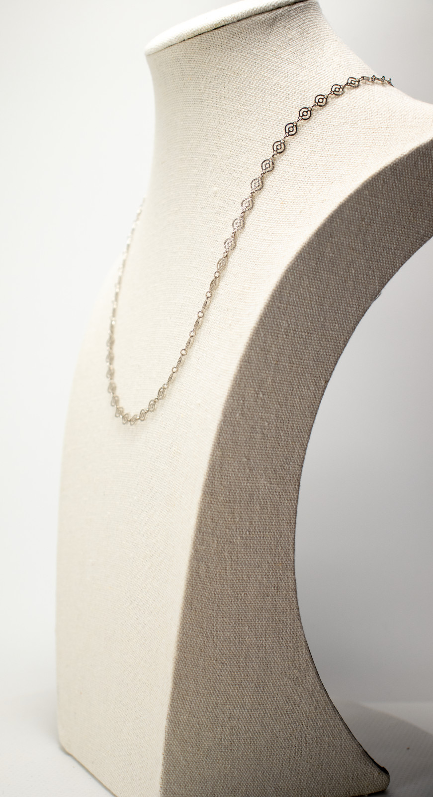 Silver necklace unisex 925 supple durable modern elegant gift