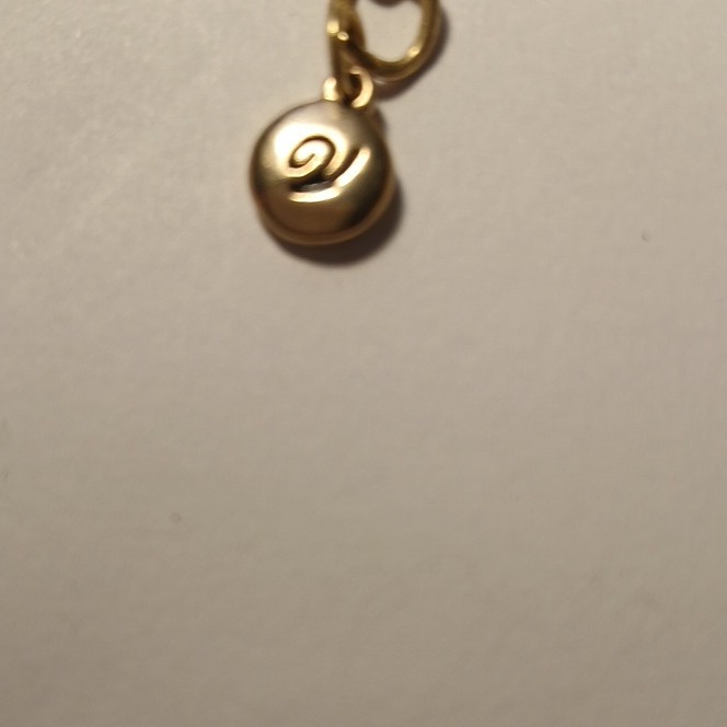 Chico’s statement hammered round pendant necklace with gold link chain, beads