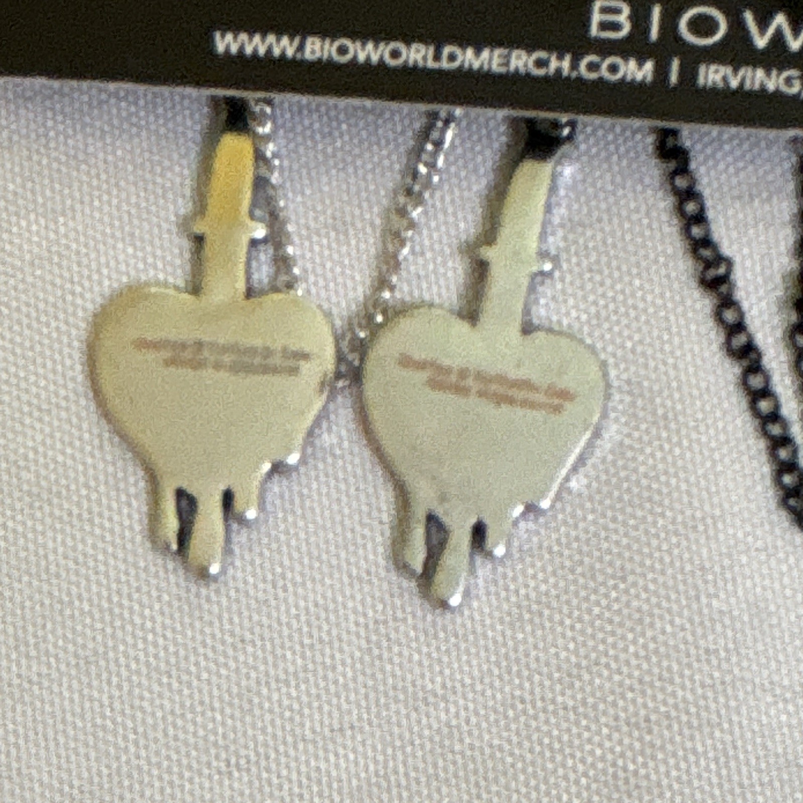 Bioworld Ghost Face Halloween Earrings Set Stud & Dangle, Nickel-Free Enamel