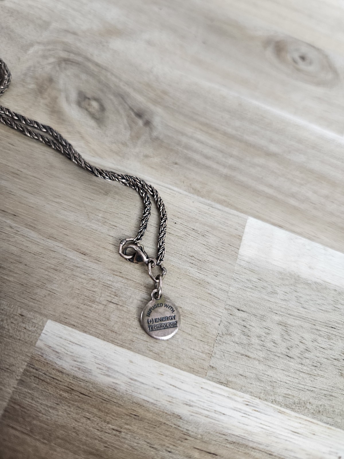 Alex and Ani Infused Energy 27 Inch Adjustable Necklace Elephant Pendant