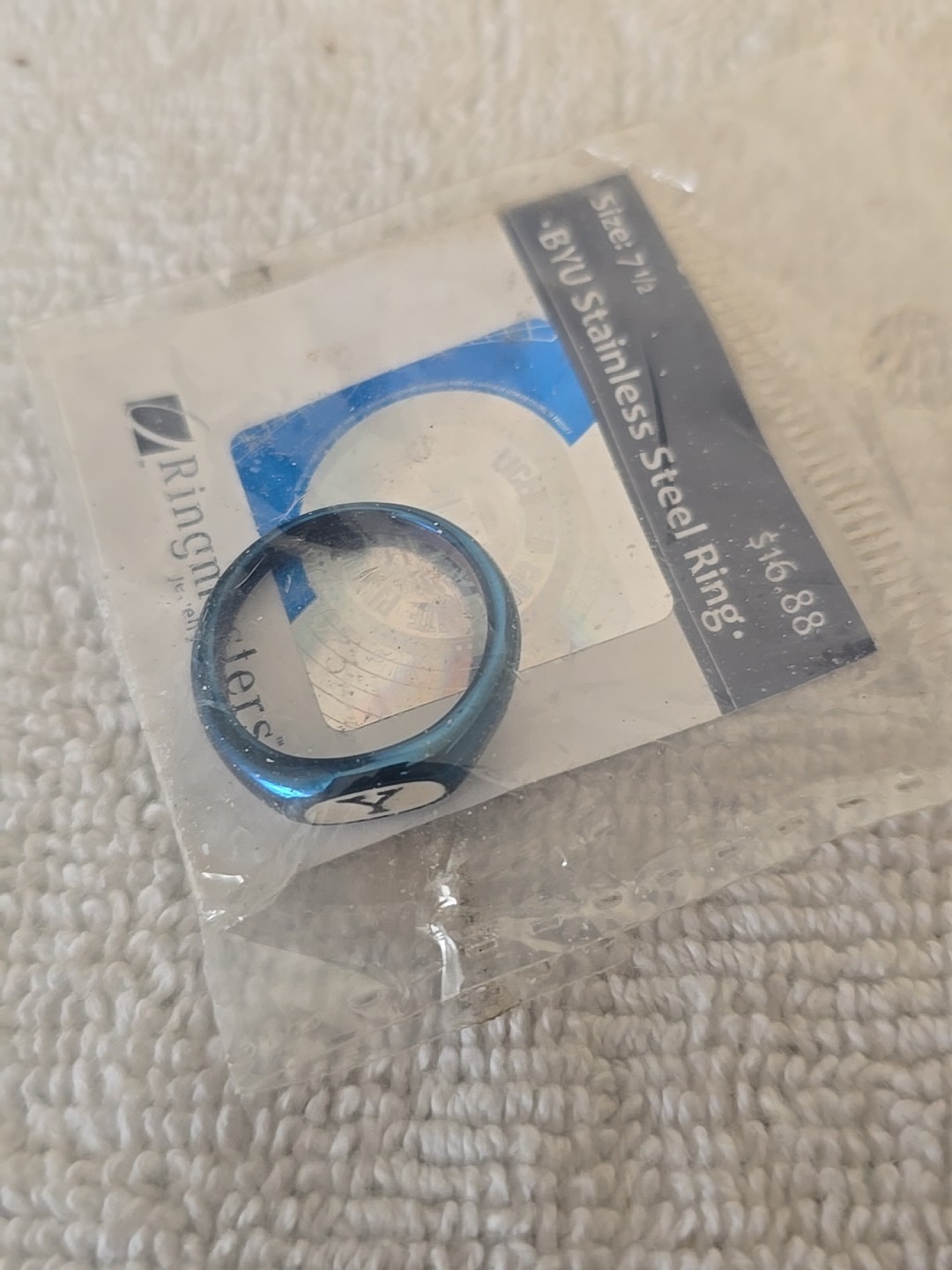 Lot Of 6 Ringmasters BYU Stainless Steel Rings Various Sizes (See Description)