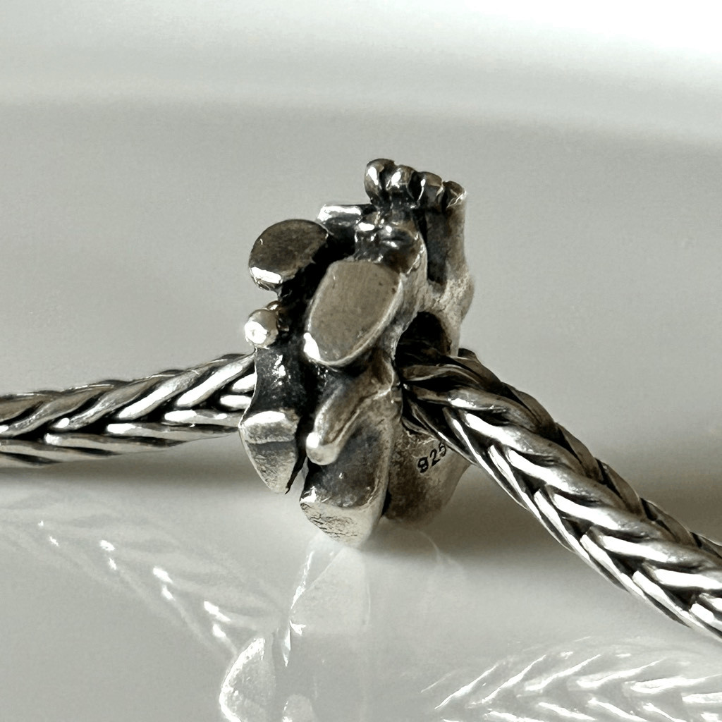 TROLLBEADS Walk Silver Bead LAA 925S Retired, Excellent Condition