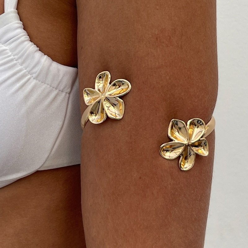 Women Marine Theme Gold Color Arm Chain Arm Bracelet for Casual Formal Outfit
