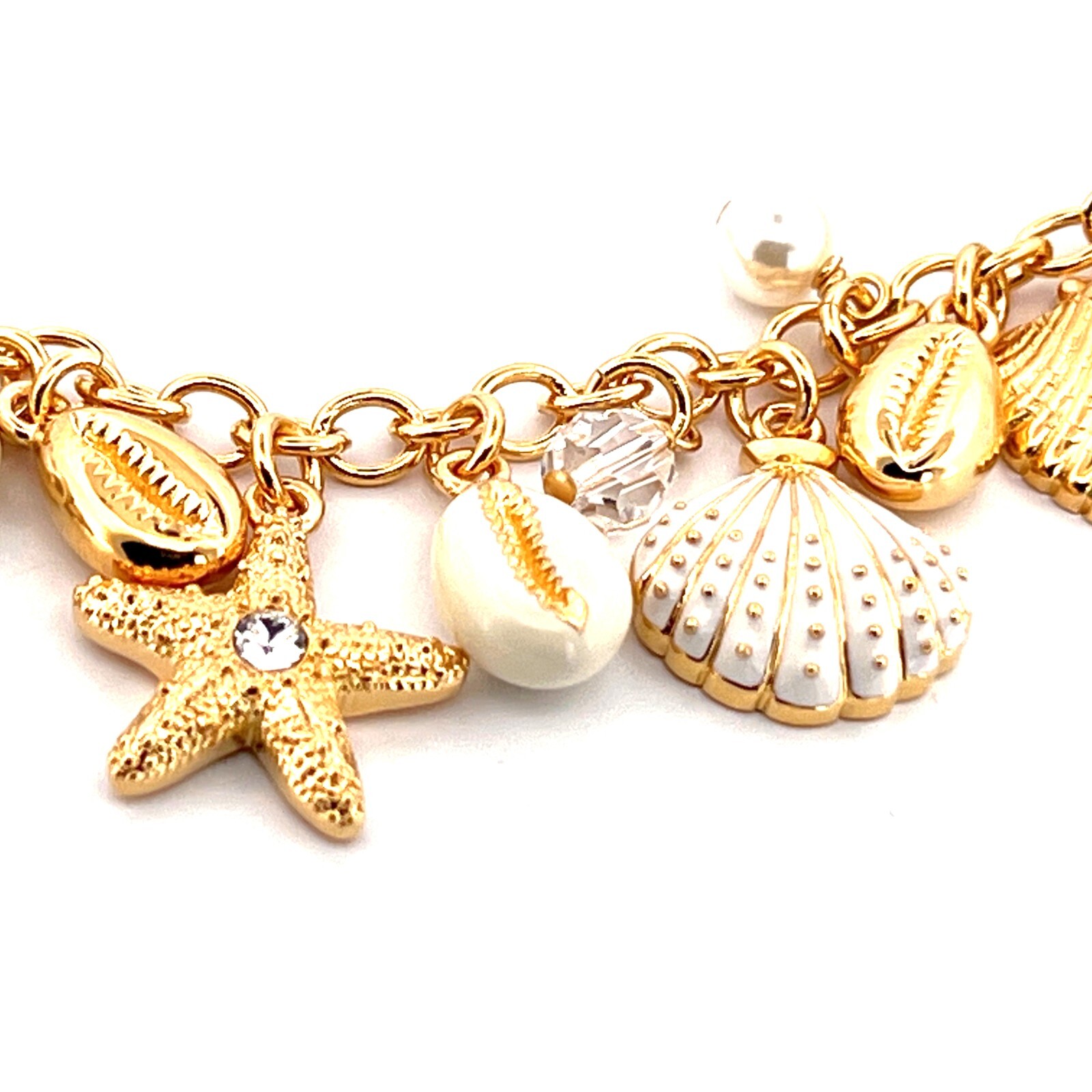 Sea Shell Charm Bracelet Ari D Norman