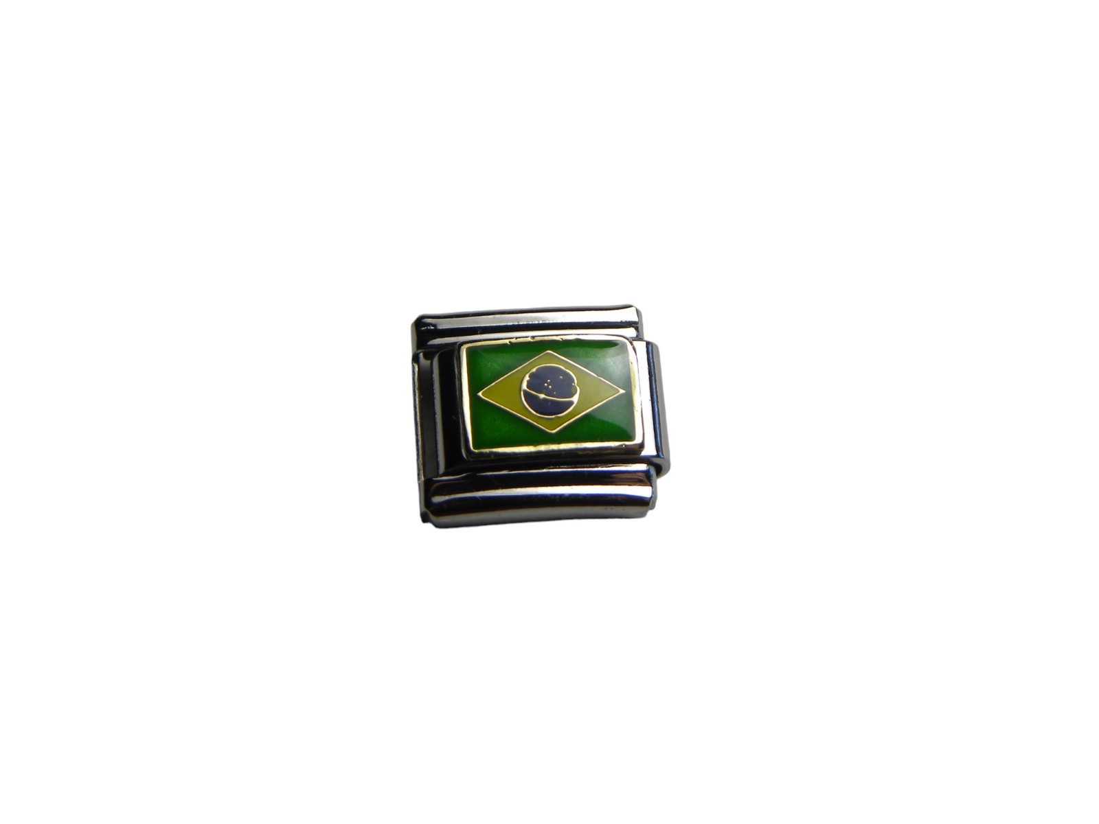 Italian Charms 9mm Stainless Steel Travel Vacation Countries Flags
