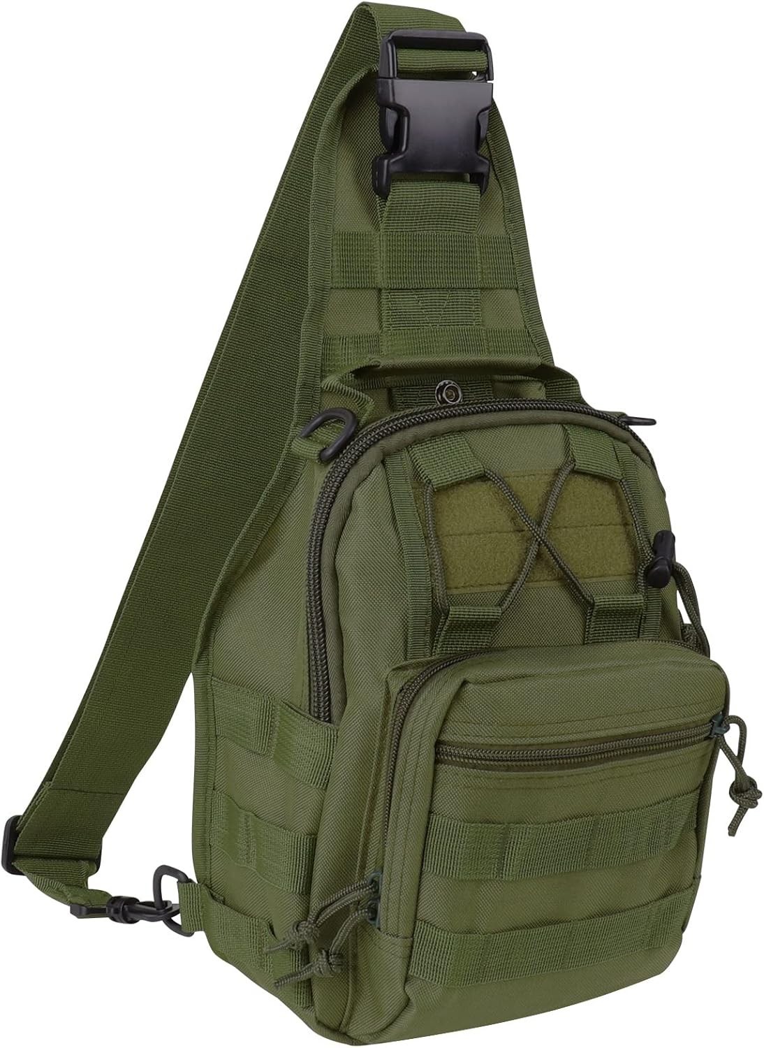 Tactical Sling Backpack Military Molle Waterproof Crossbody Shoulder Chest Bag E