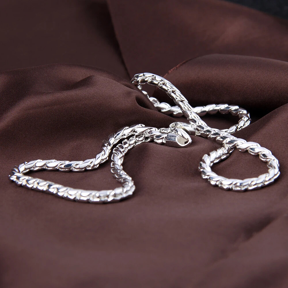 💲50% OFF💲Cadena De Plata 925 Para Hombre TU PUEDES Lucir Elegante Y Atractivo