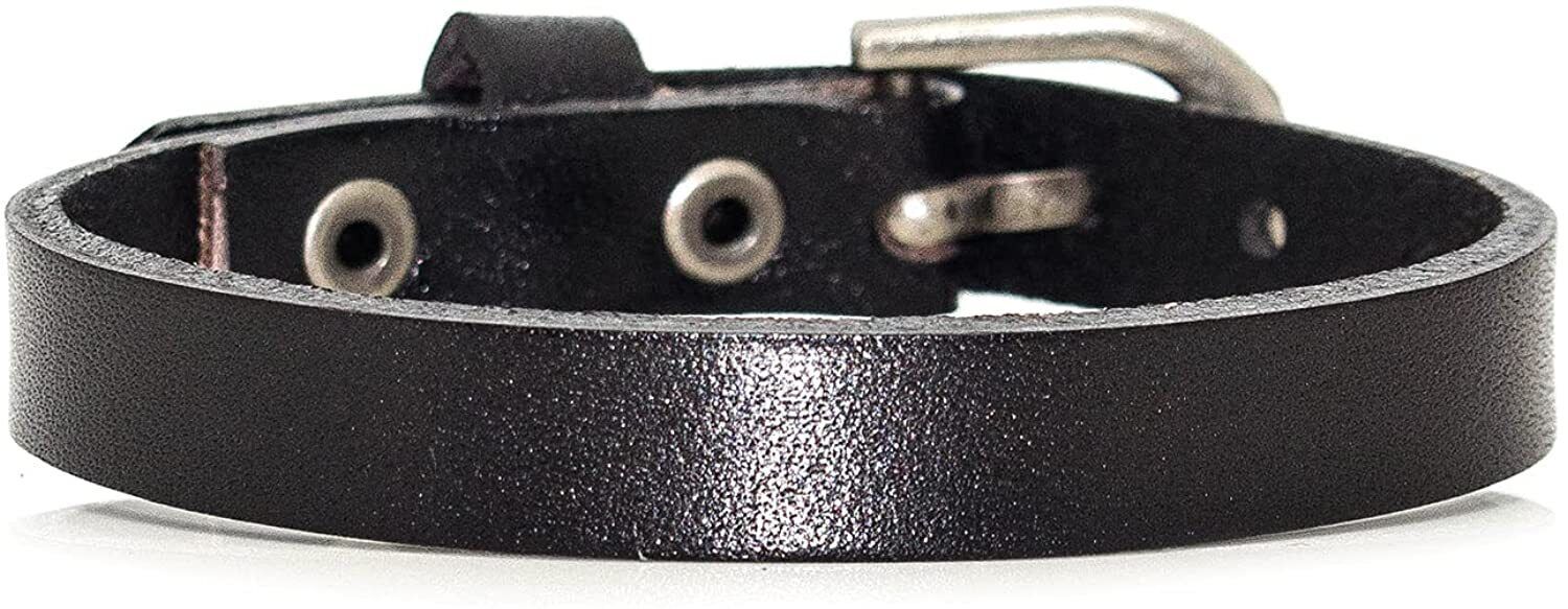 Simple Punk Leather Bracelet for Men Women Wrist Cuffs Bangle Wrap Wristband