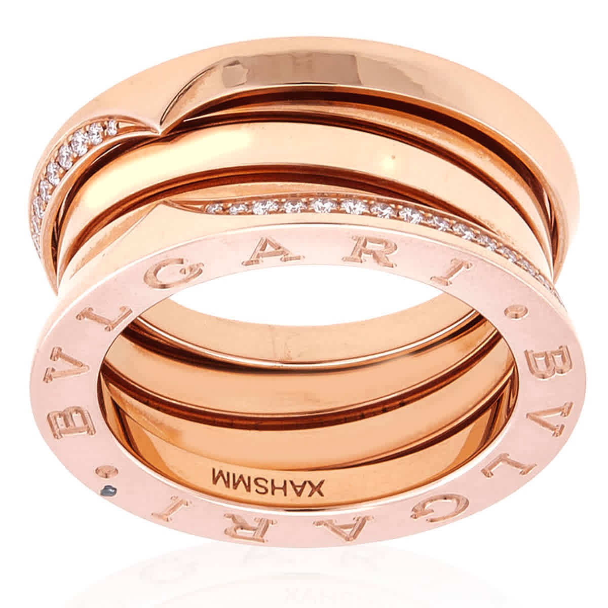 Bvlgari B.zero1 Ring in Rose Gold, Size 52