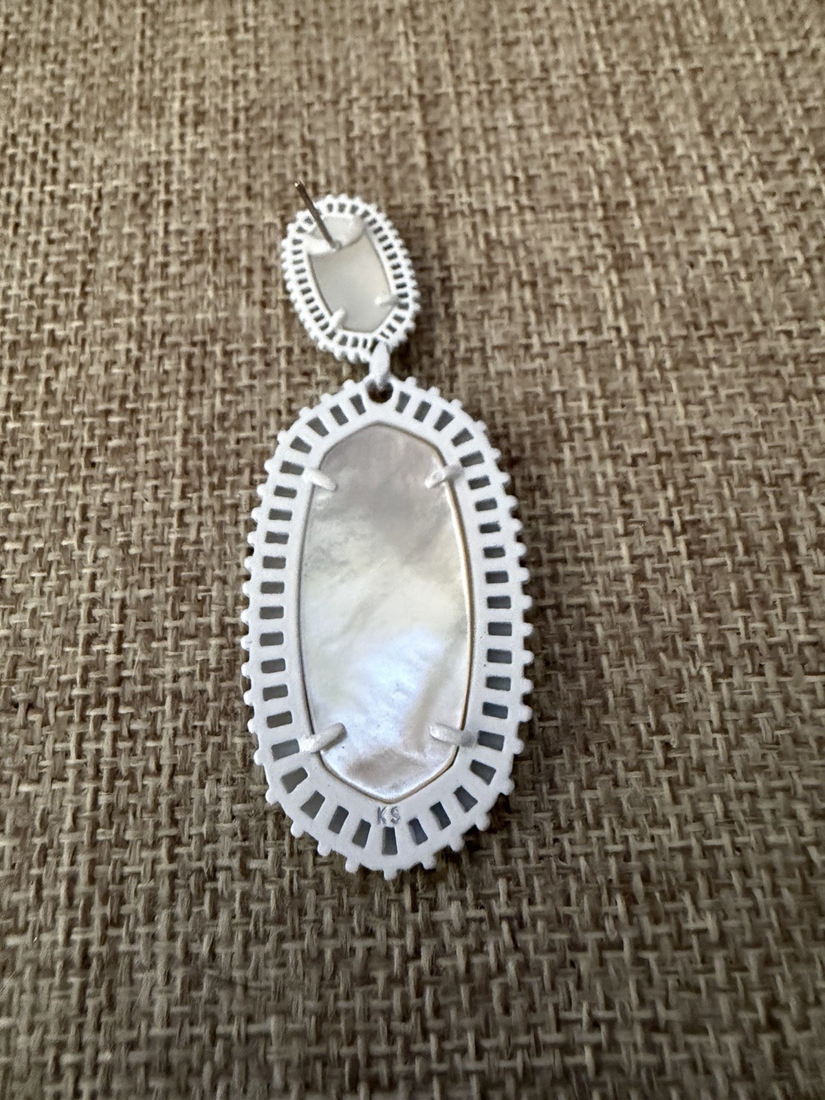 Kendra Scott Kaki Baguette Statement Drop Dangle Earring SINGLE REPLACEMENT