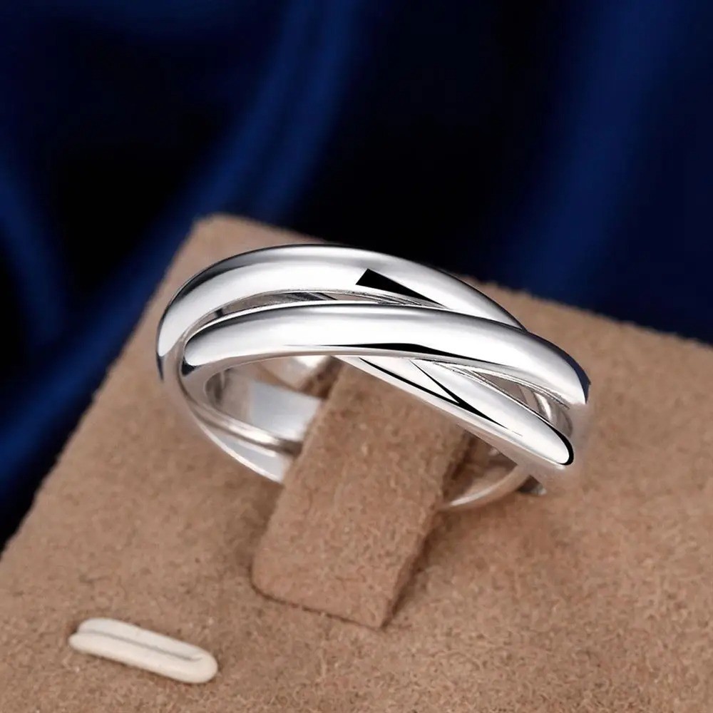 For Women Lady Wedding Beautiful Charm Fashion Women 925 Sterling Silver Rings