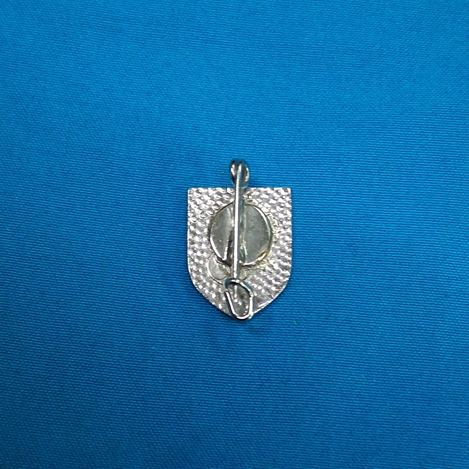 Vintage Oberammergau Stainless Steel Enamel Germany Travel Souvenir Pin