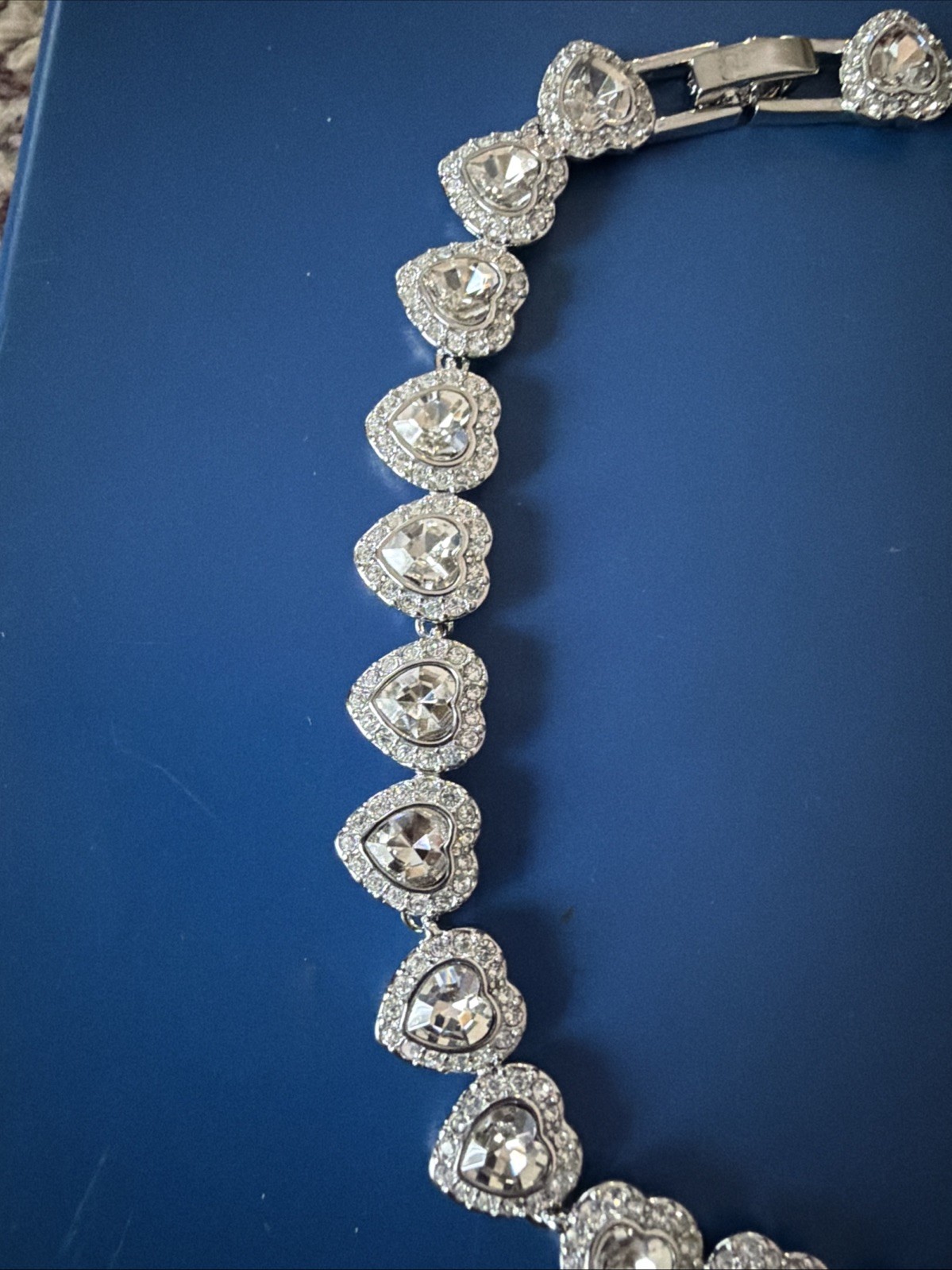 Ariana Grande x Swarovski necklace Mixed cuts, Heart, White