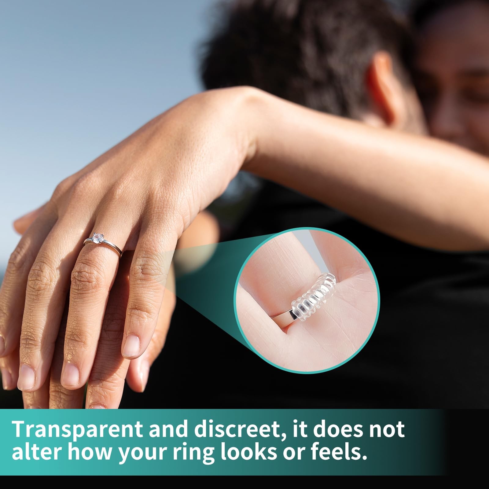 Ring Sizers for Loose Rings 12Pack, 12 Sizes, Ring Guards for Women& Men Loo…