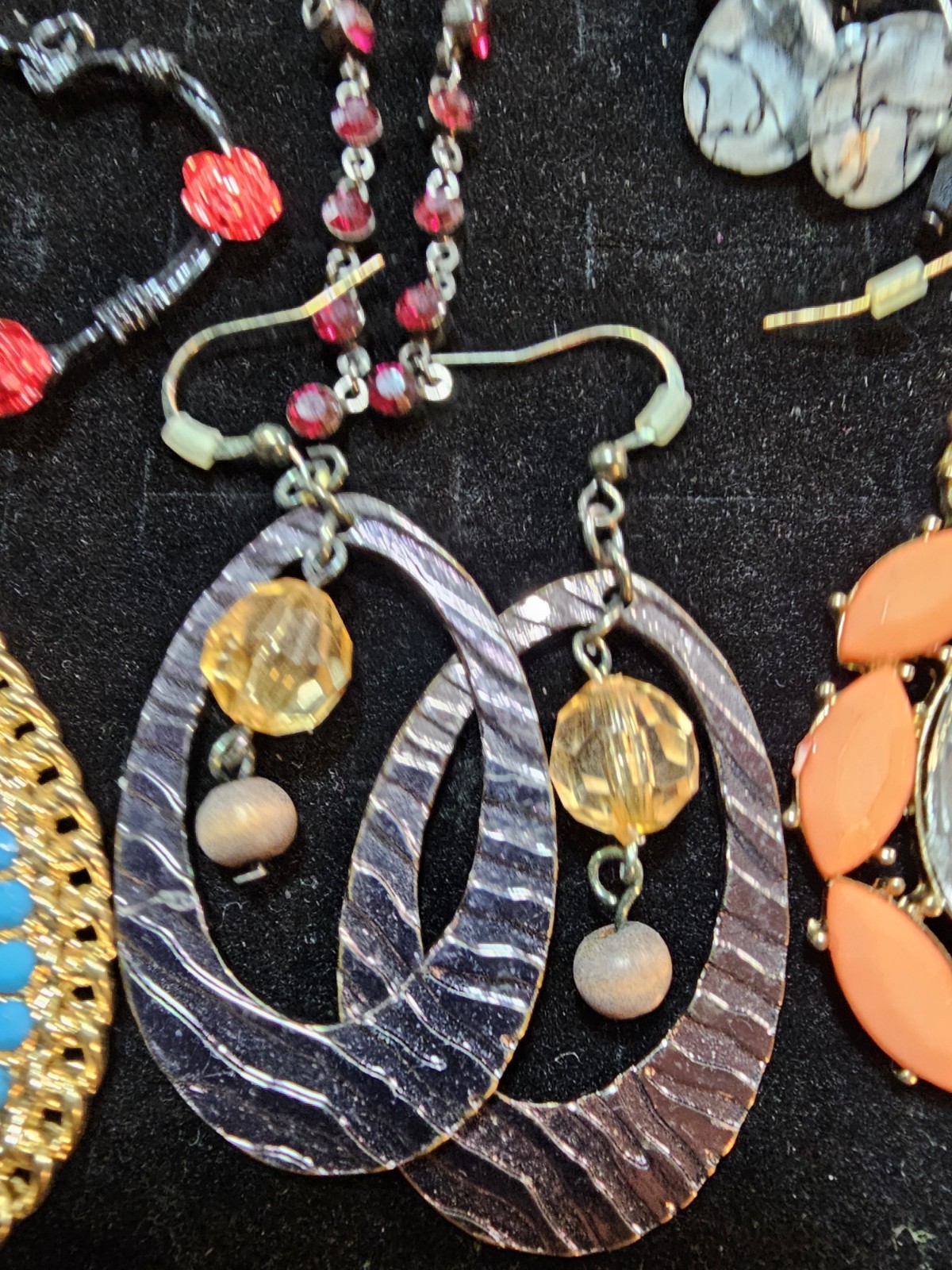 Mixed Earring Lot Dangle Drop Mixed Colors Styles Wearable Jewelry
