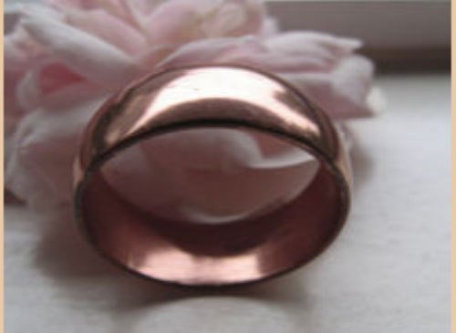 Solid Copper 6mm Band Ring 024 Available in sizes 5 to 12