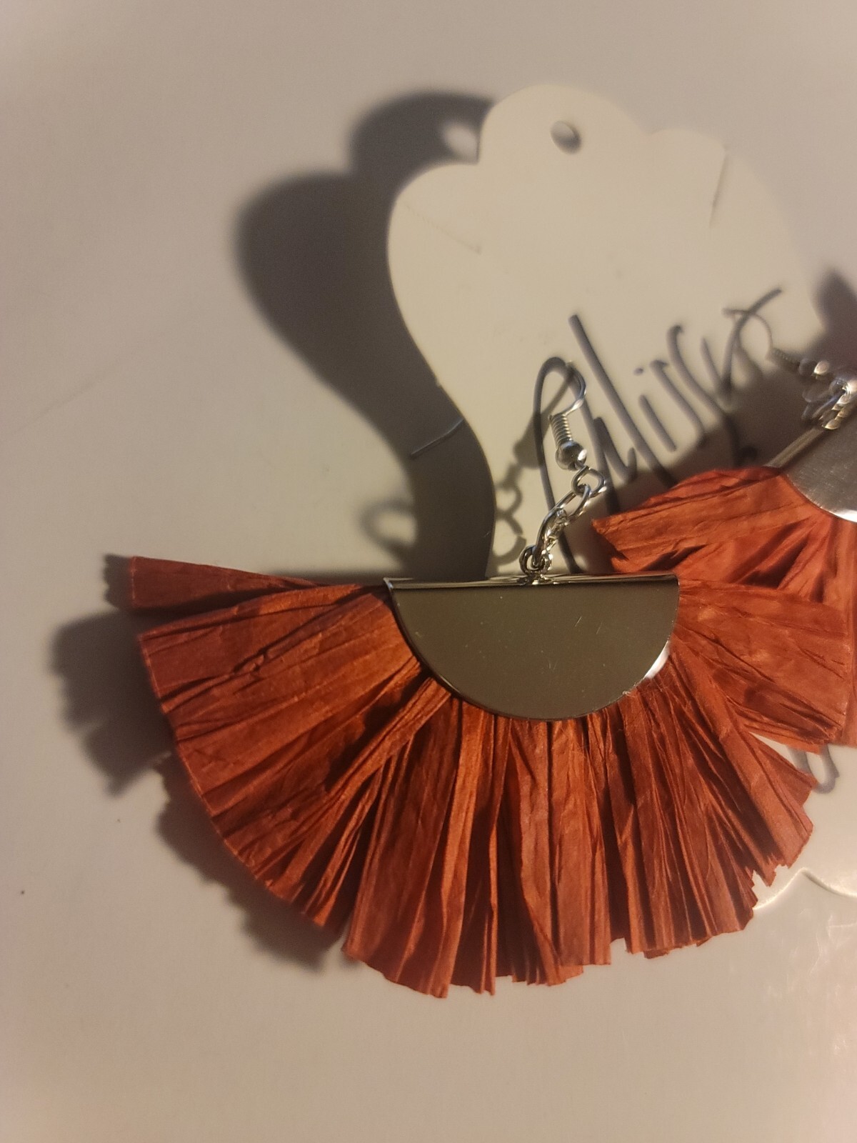 Lightweight earrings dangle earrings Red