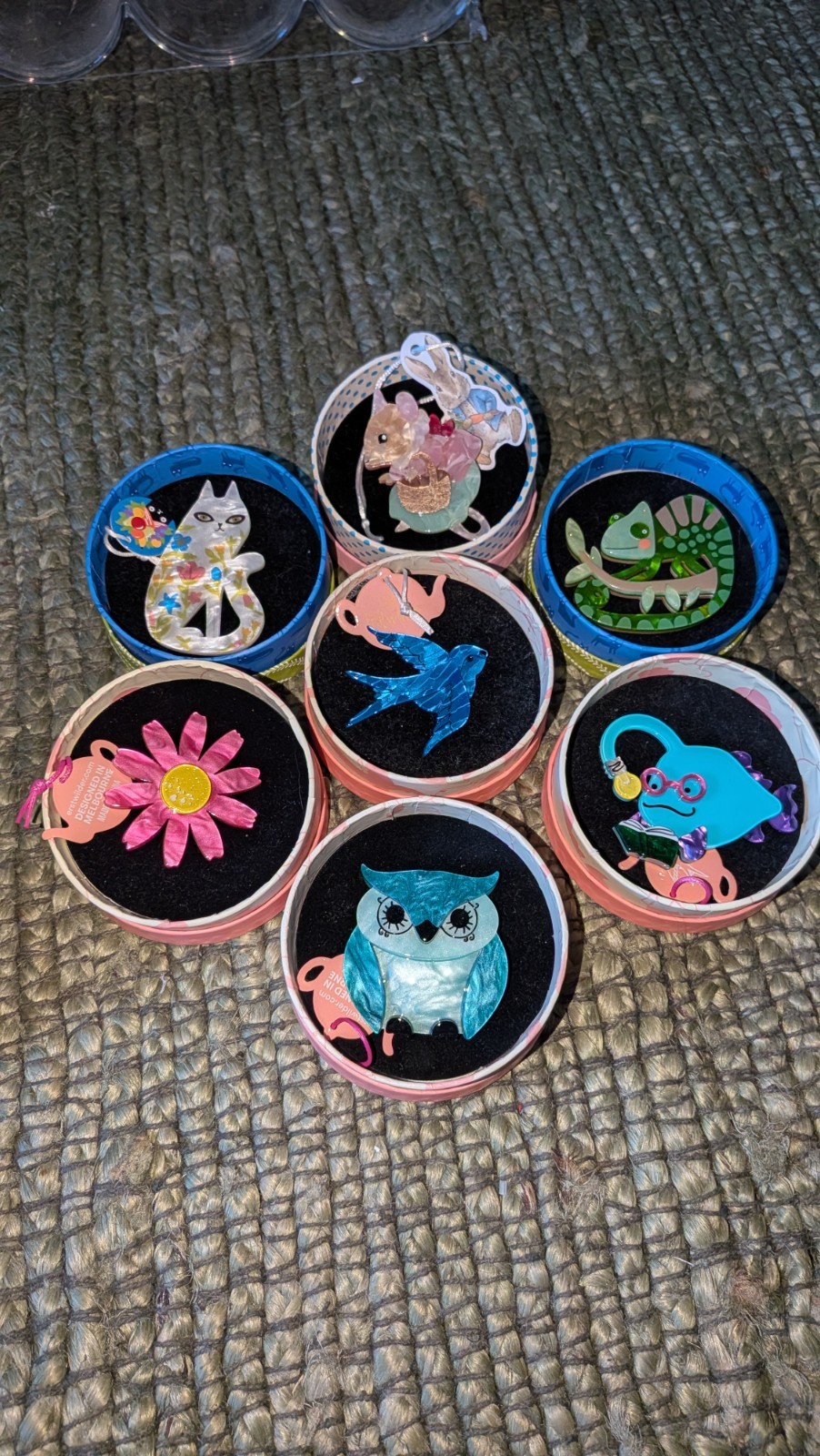 ERSTWILDER BROOCHES