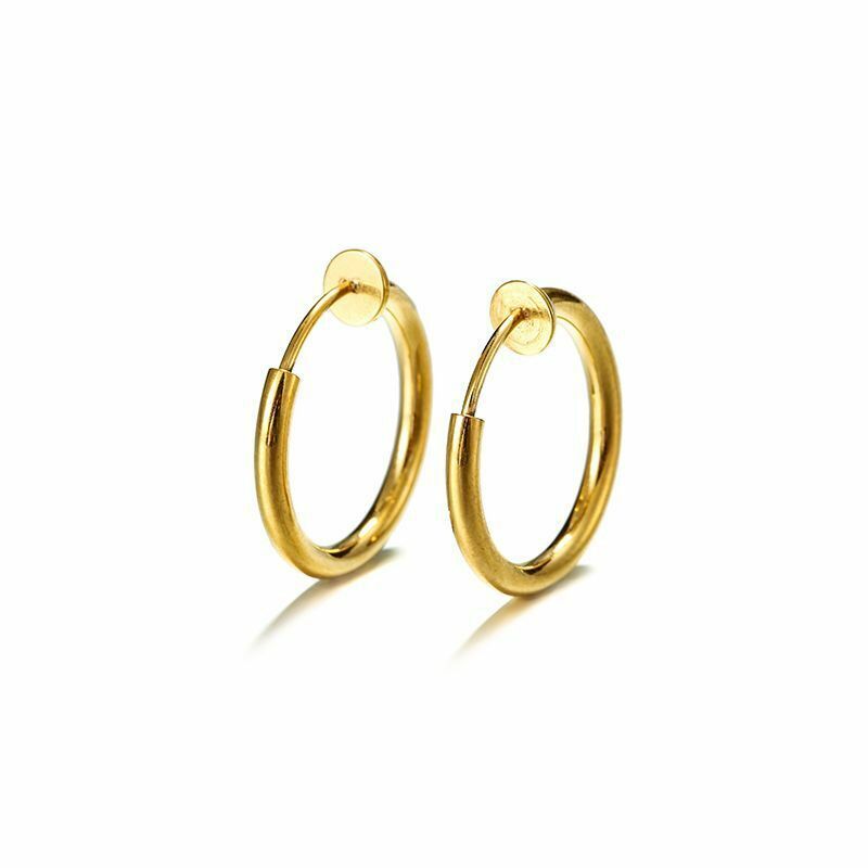 Solid Surgical Steel Hinge Segment Ear Clip Septum Clicker Tragus Earring↗
