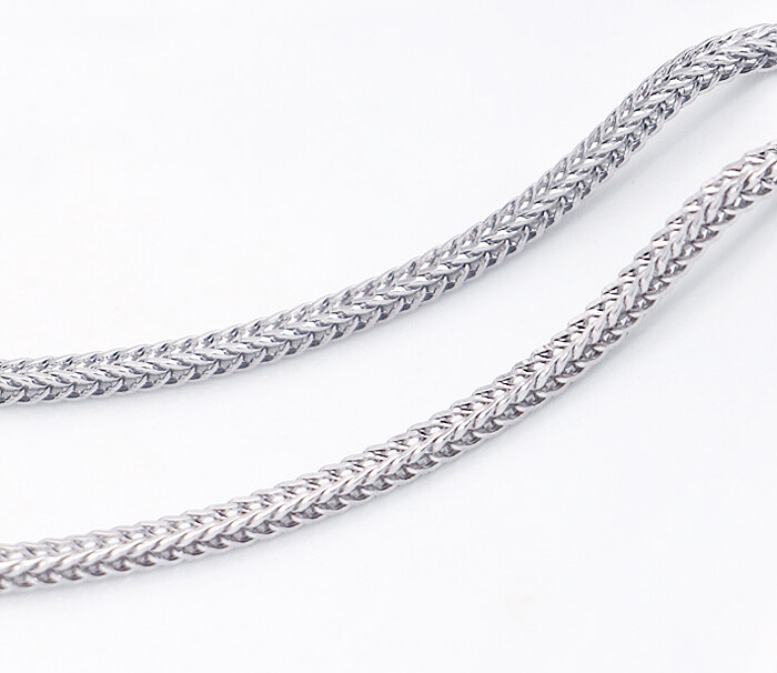 Italy Genuine 925 Sterling Silver 2mm Foxtail Chain Necklace All size 18″-28″