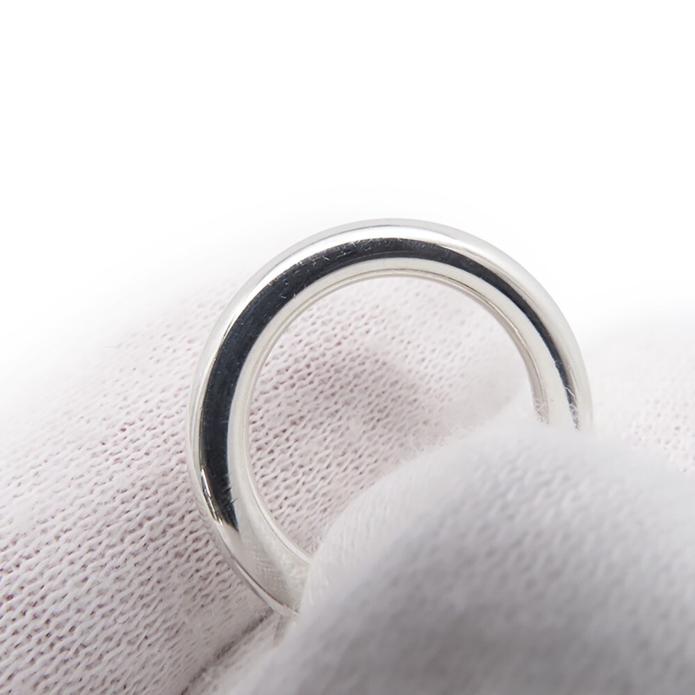 Hermes Chène Dunkle Silver Bracelet W14.2mm x H8.6mm Length 6.5in, 13cm circumfe