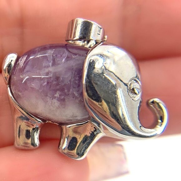 1 pcs Energy Healing Elephant Pendant Good Luck Protection Meditation Positive
