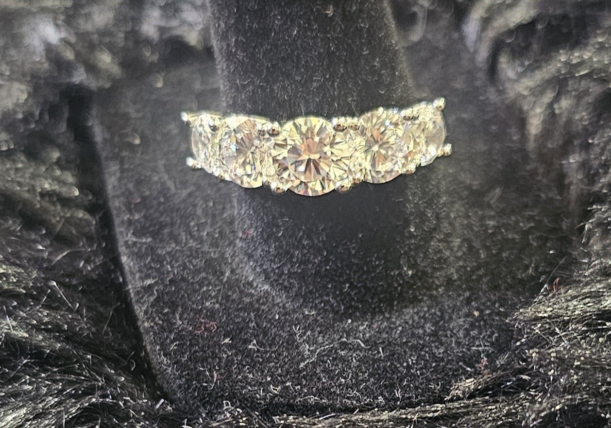 Eternity Wedding Band W/ AAA CZ’S – Size 8