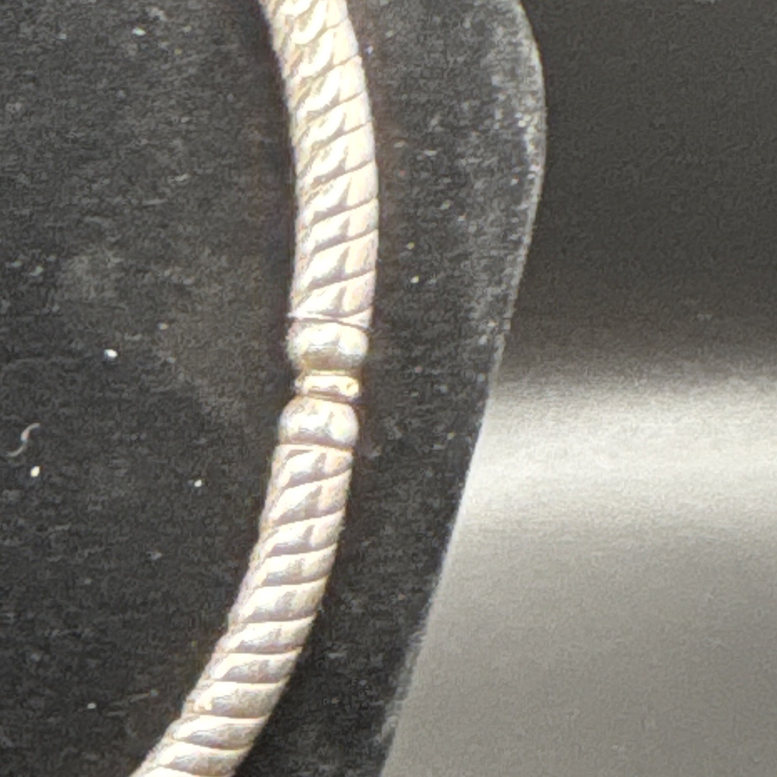 Vintage ND (Norwegian Design Studio) 925 STG rigid Tubogas style 4-piece choker
