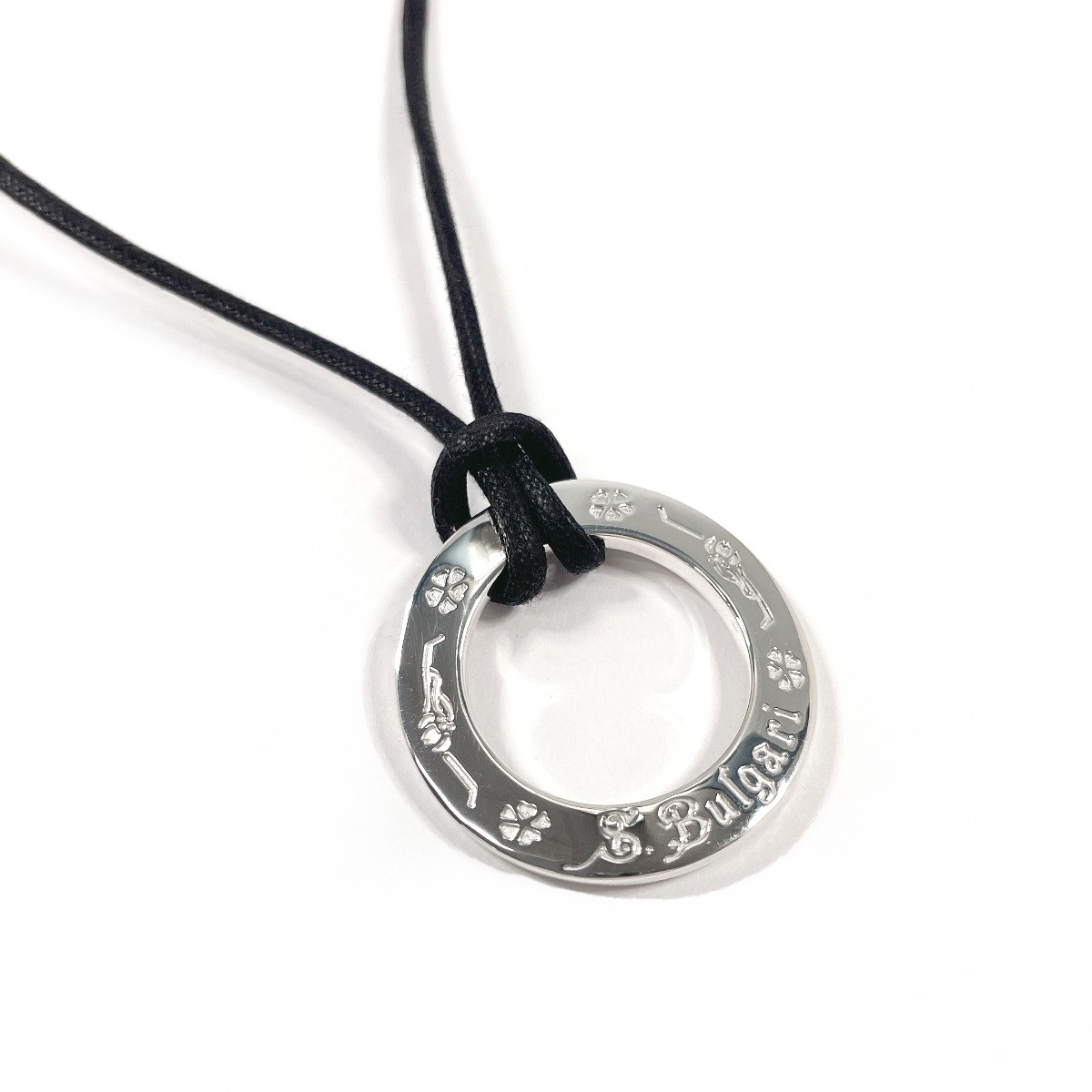 BVLGARI Necklace Save the children Charity Silver925 Accessory unisex
