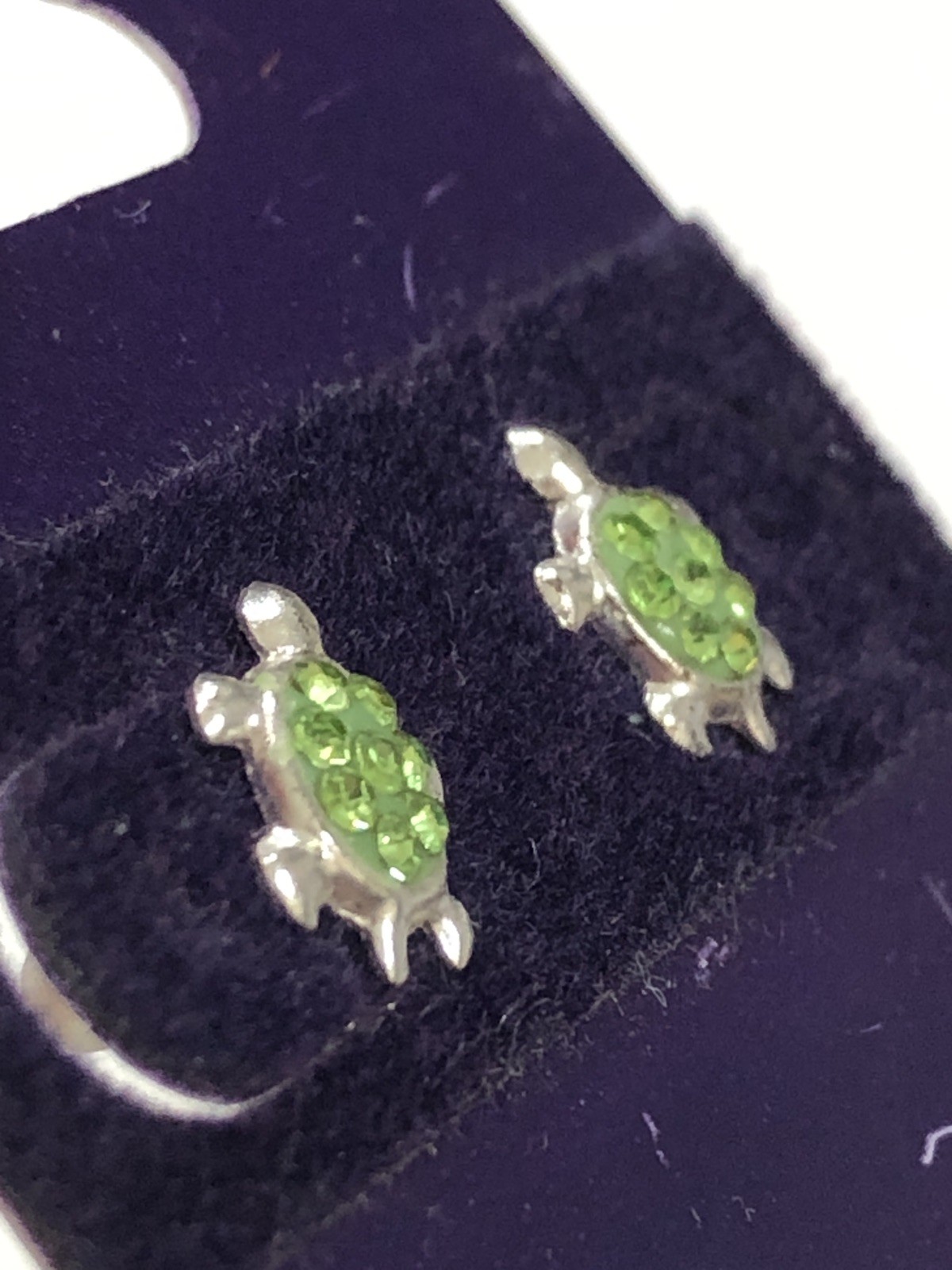 Claire’s Earrings Sterling Silver Turtle Stud – NWT
