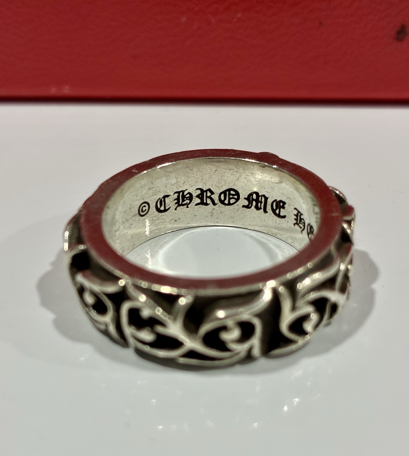 chrome hearts ring size 9 ( 19.2mm)