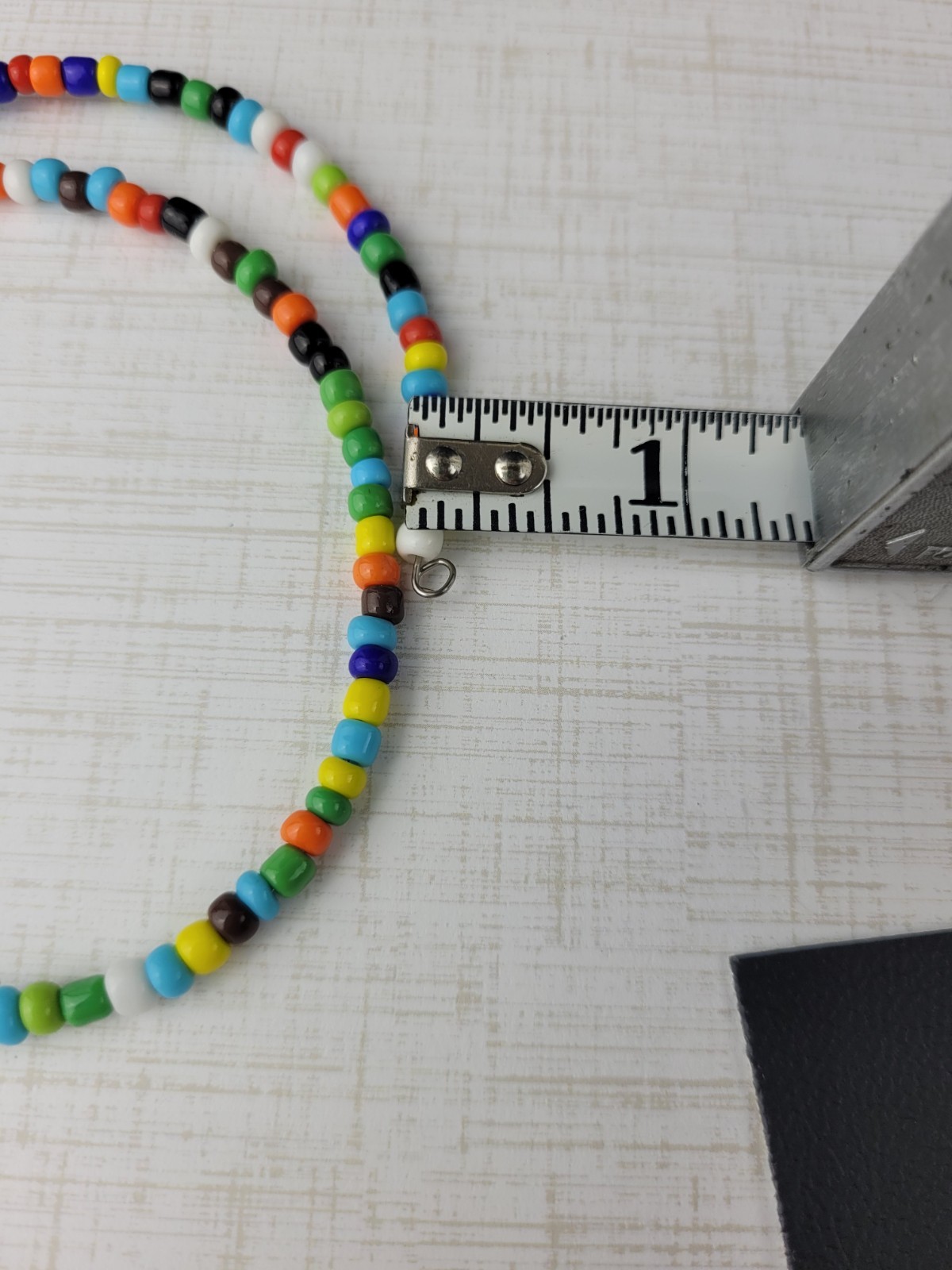 18″ Boho Multicolored Beaded Choker Wrap Necklace