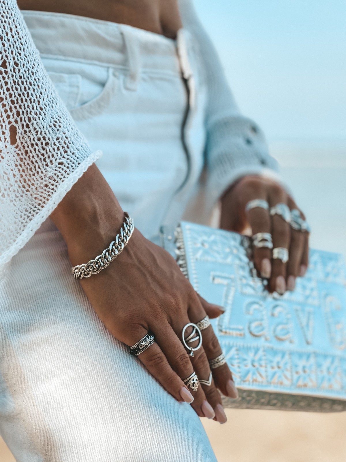 925 sterling silver handcrafted bracelet
