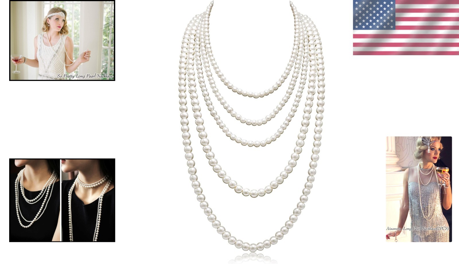 Casual to Formal: Cream White Faux Pearl Necklace Duo for Modern Women