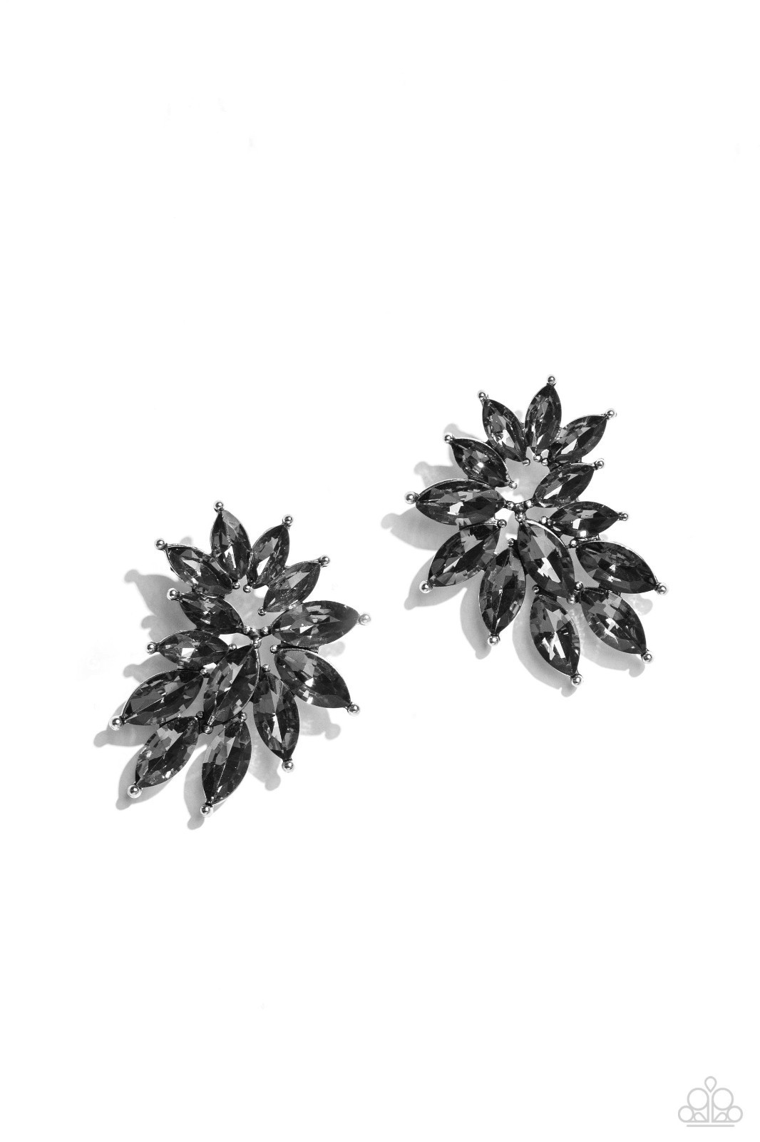 Paparazzi FIRE HAZARD, Silver, Earrings, NWT