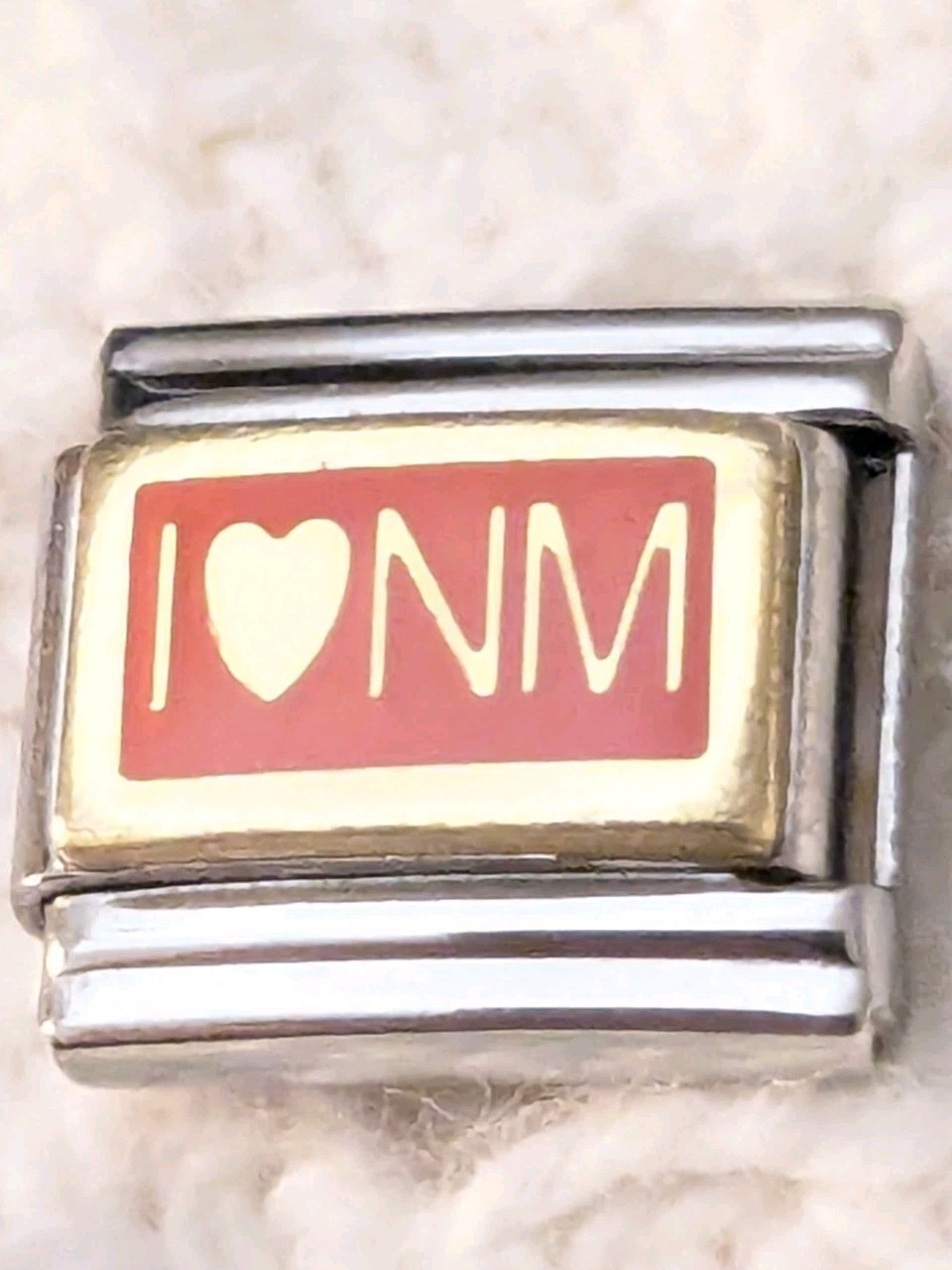 Authentic Casa D’Oro New Mexico Italian Charm Travel Classic 9mm Link D267