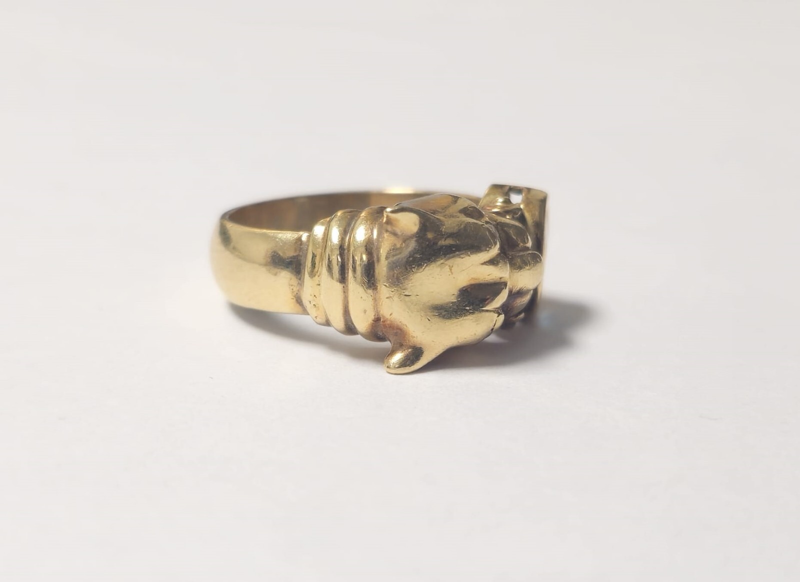0.80ct Topaz Panther Ring in 14k Gold