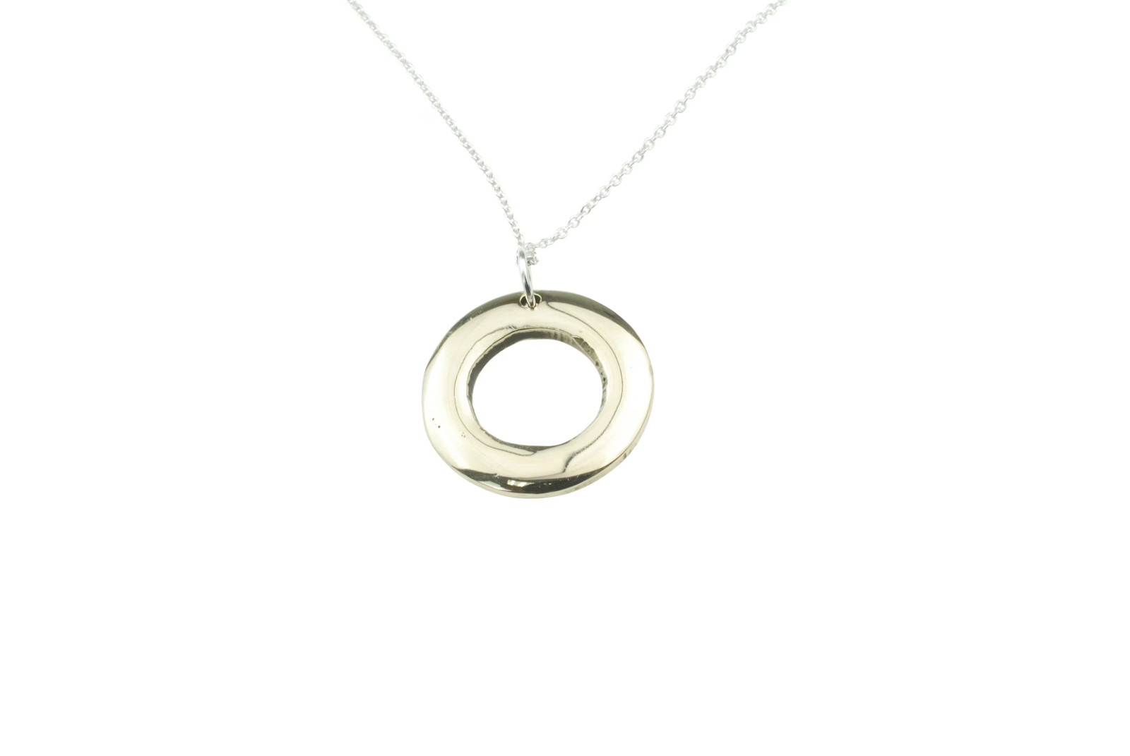 8th Anniversary Bronze Pendant Hoop Gift UK