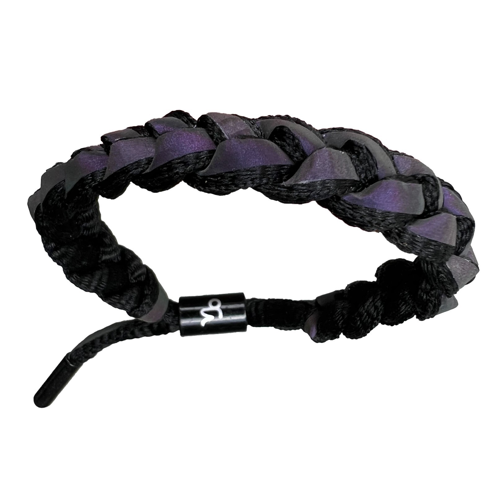 1 Piece Holographic Braided Reflective Bracelet Band Friendship