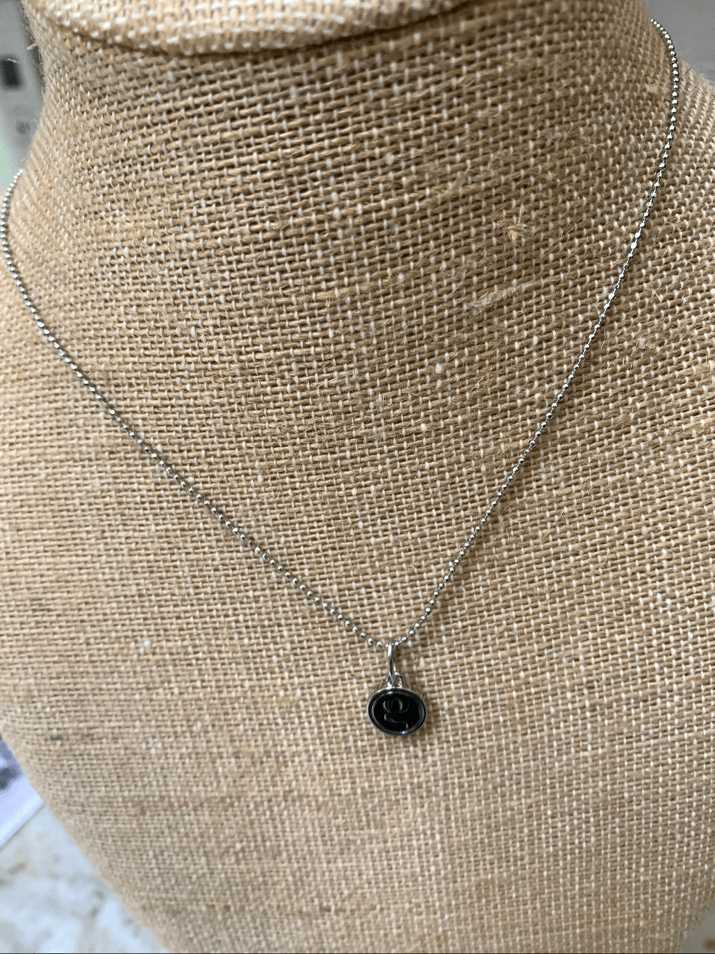 Silver Necklace Letter G #name #inspirational