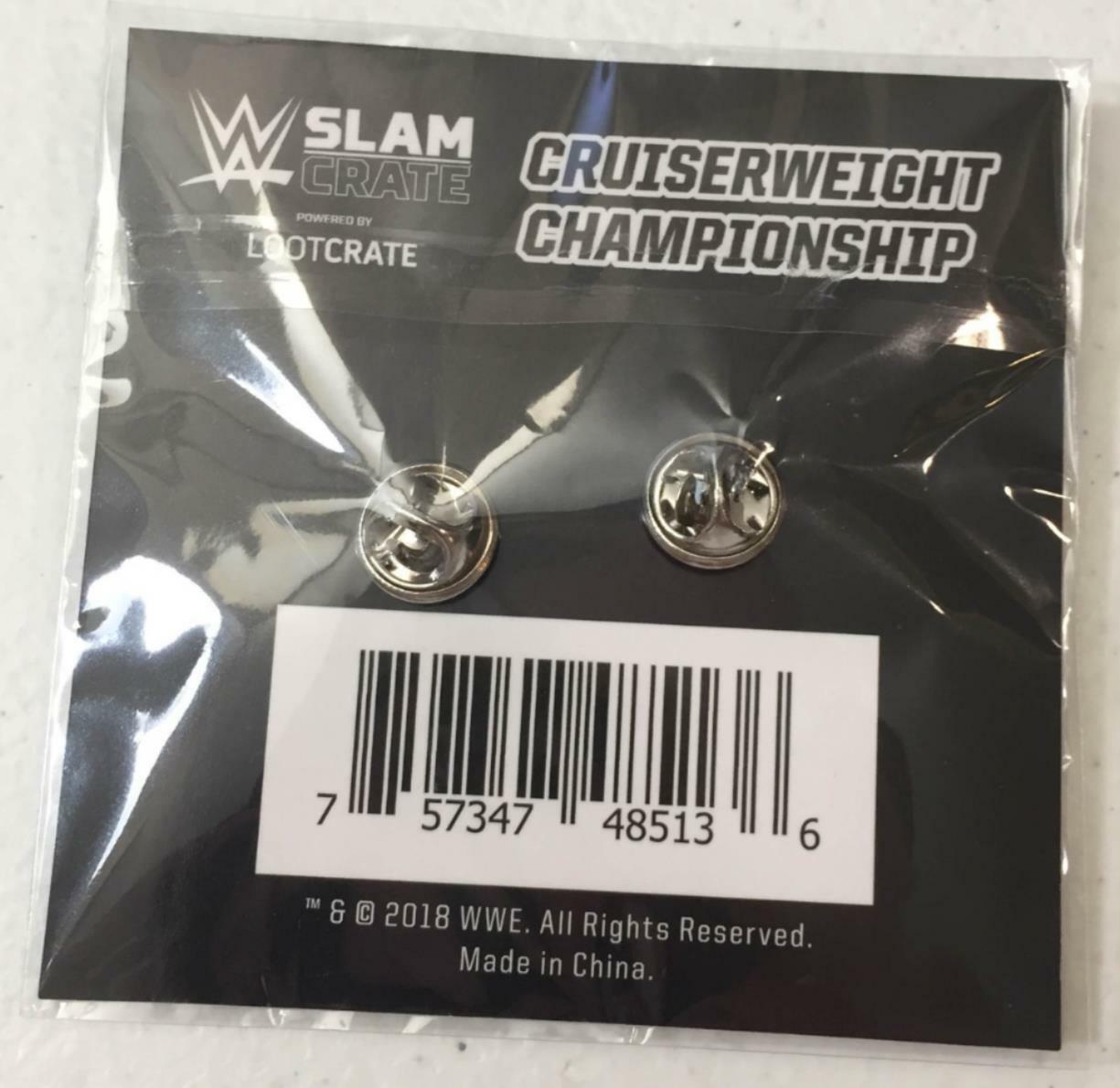 WWE SLAM WWE Cruiserweight Championship Belt Pin – Loot Crate Exclusive