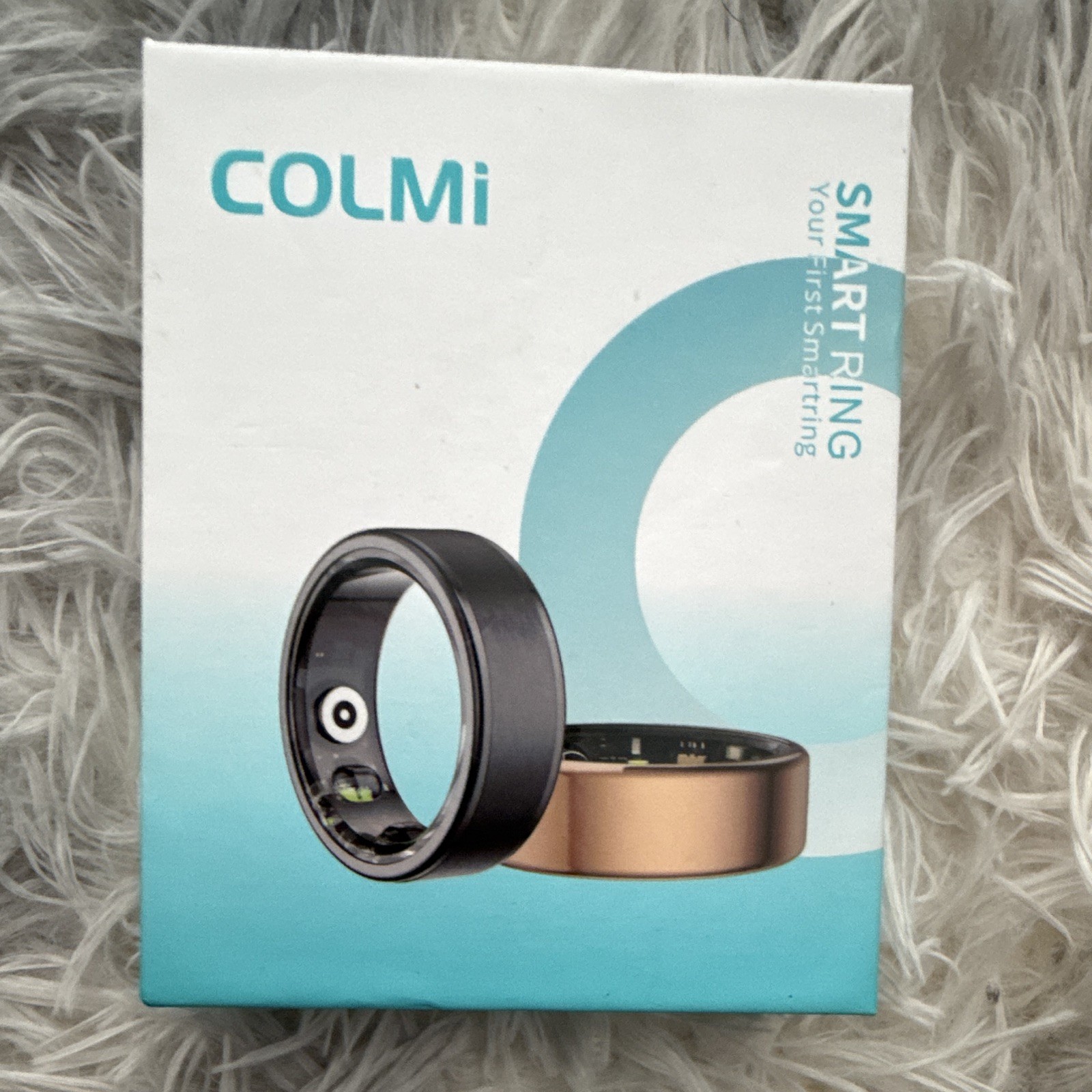 anillo inteligente Colmi R03 cuenta con un estuche de carga y monitoreo de salud