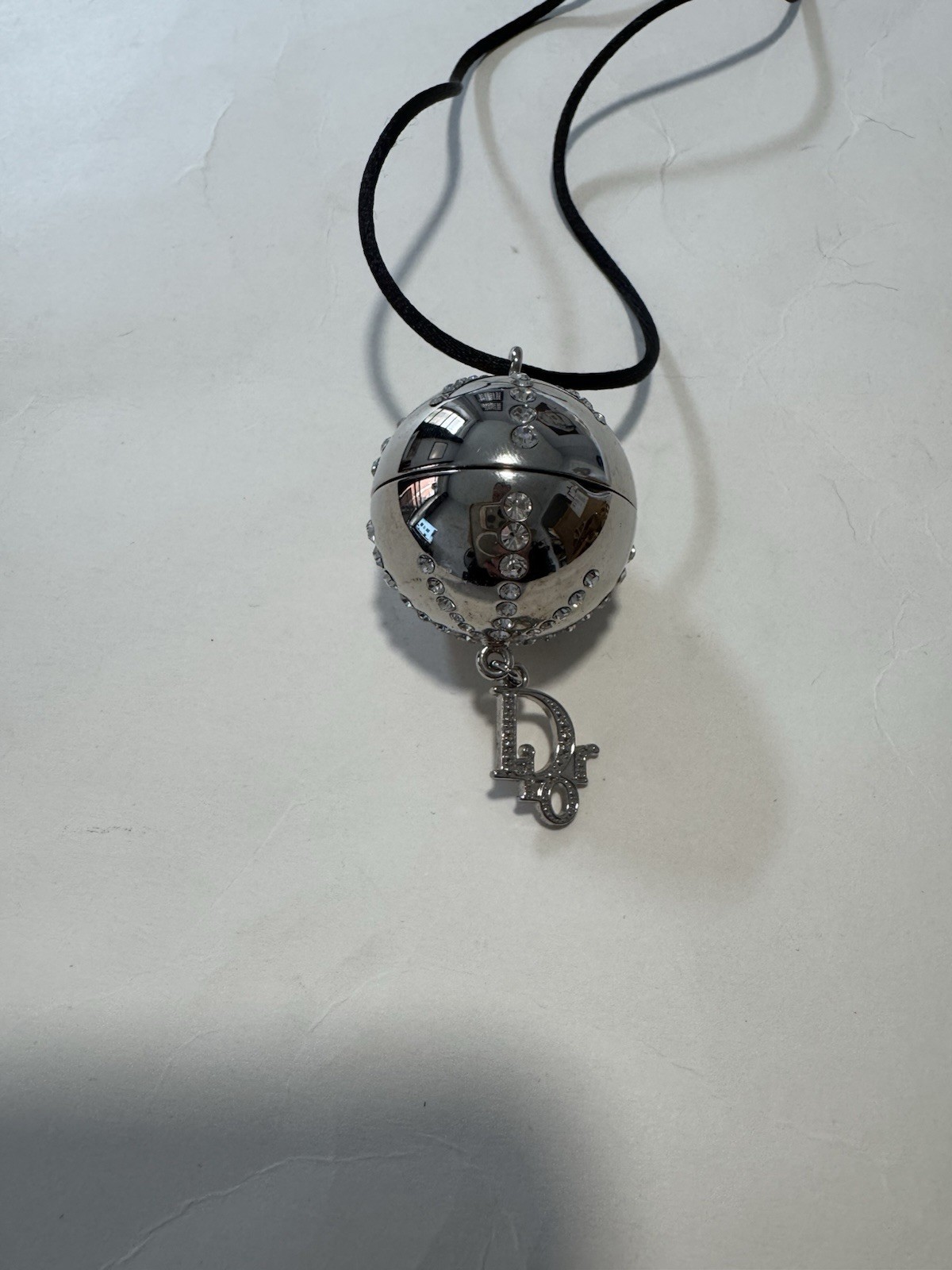 Vintage Christian Dior Diorlight Lip Gloss Pendant Necklace New Without Box