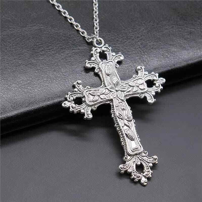 925 Sterling Silver Christian Jesus Christ Cross Catholic Crucifix Necklace