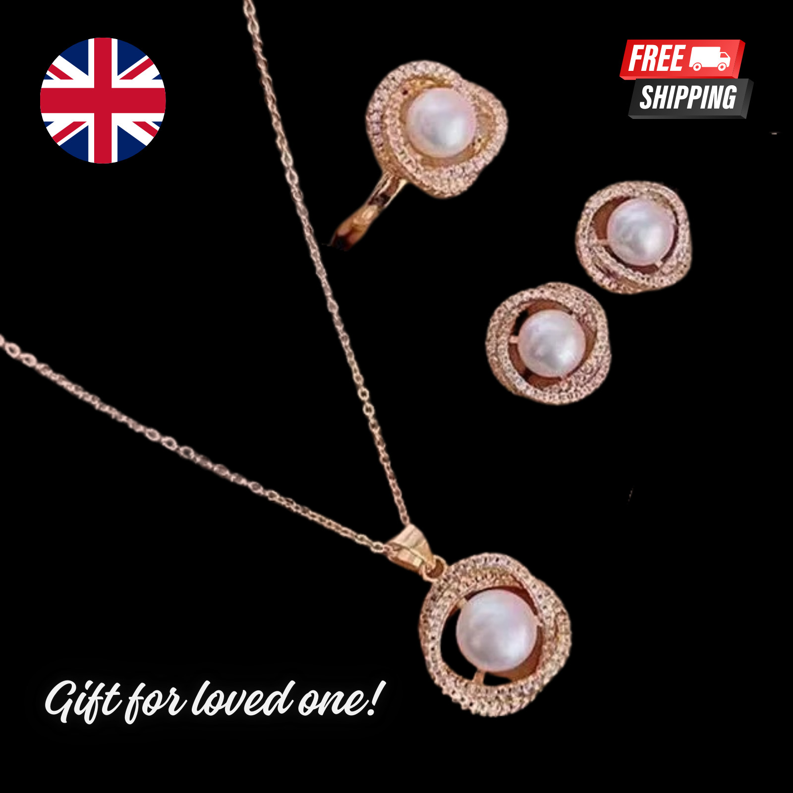 Jewellery Set Christmas Gift for Girls Ladies Comes with Beautiful Box and Bag